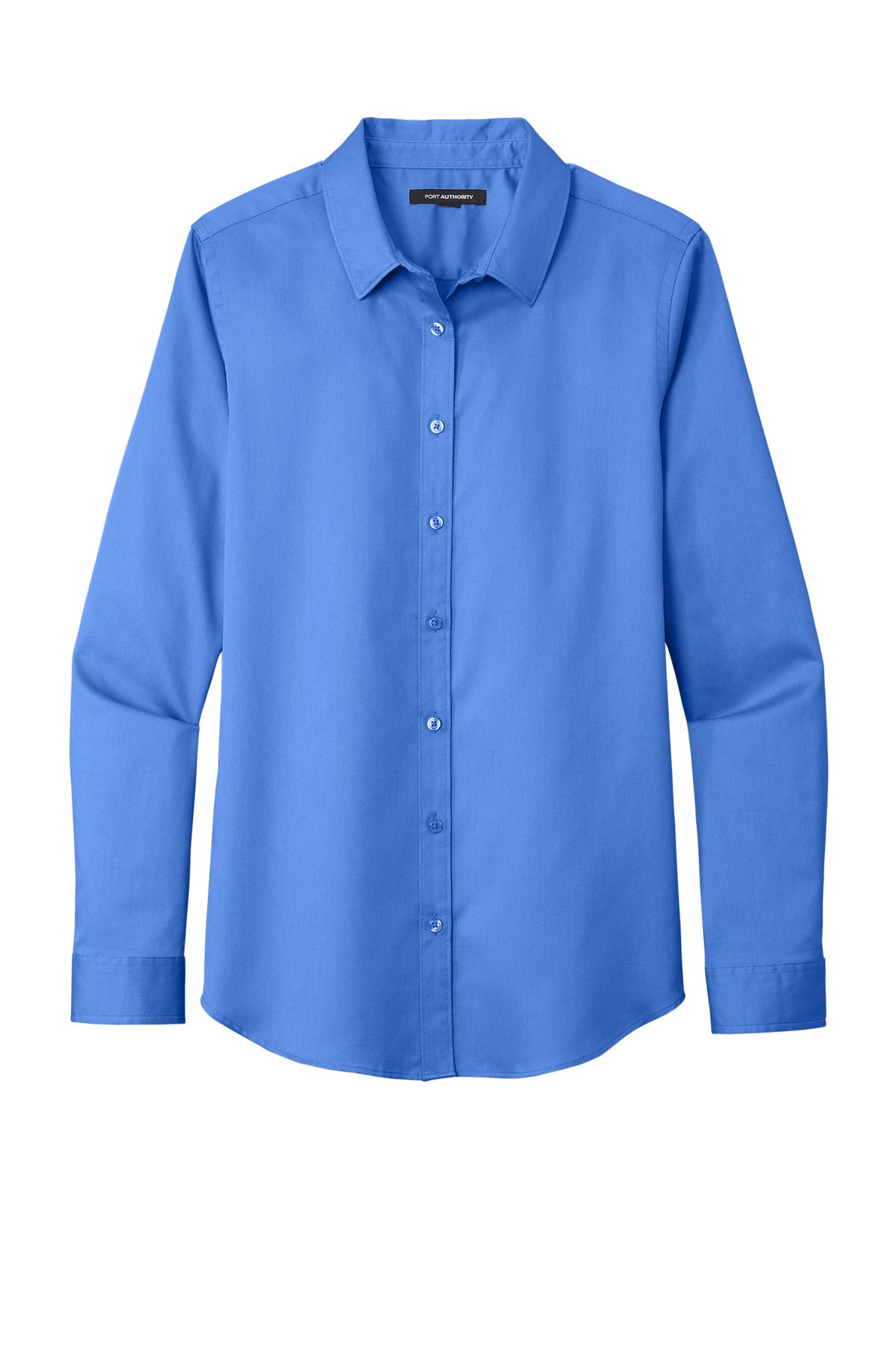 Port Authority Women's Long Sleeve SuperPro ReactTwill Shirt - Ultramarine Blue