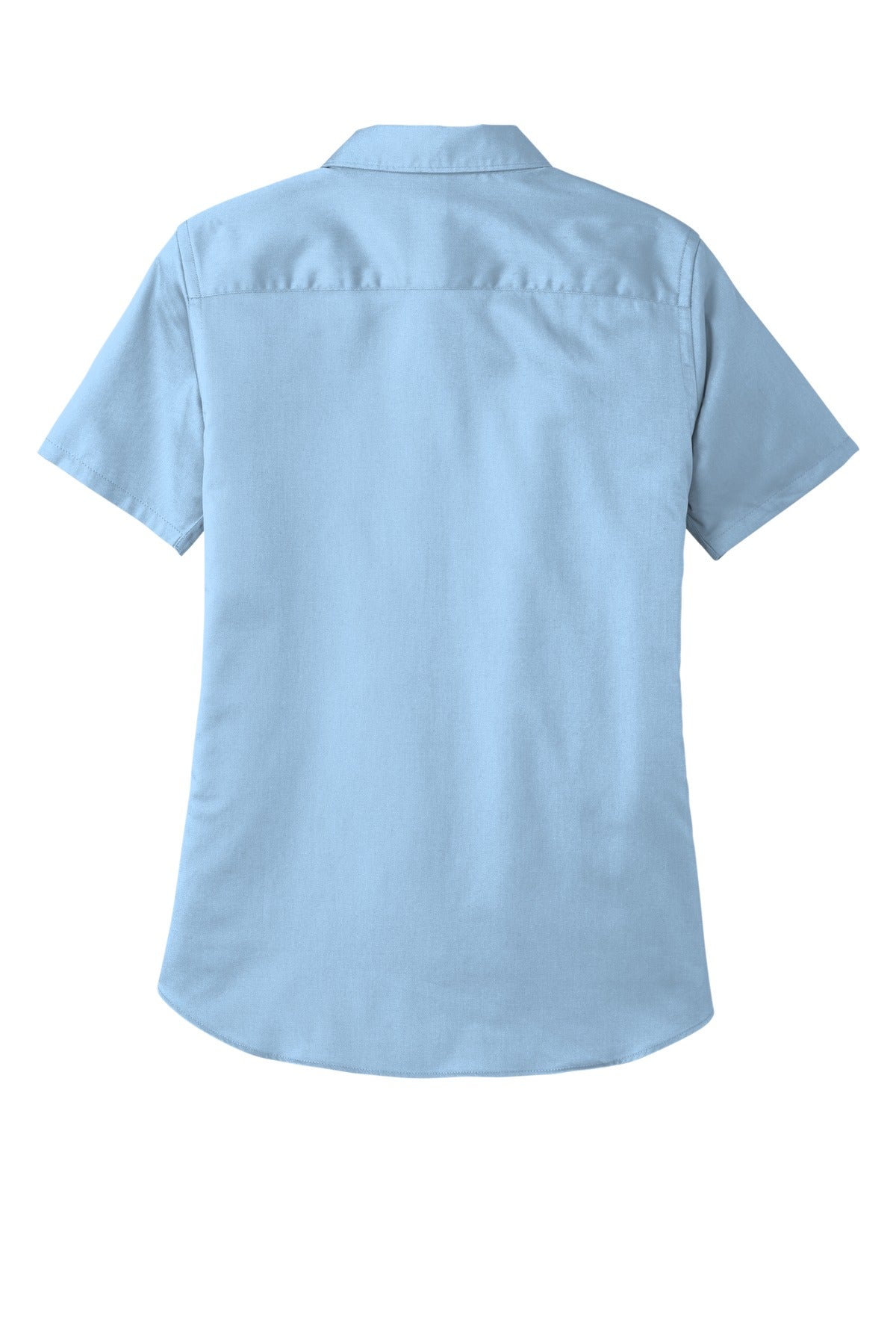 Port Authority Women's Short Sleeve SuperPro ReactTwill Shirt - Cloud Blue