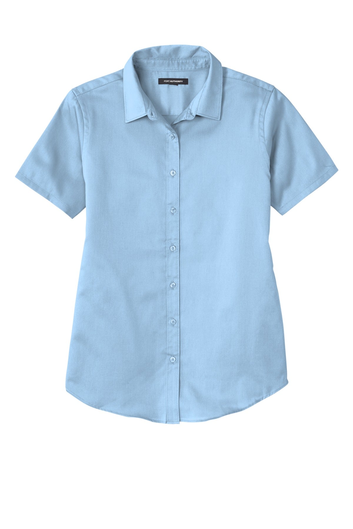 Port Authority Women's Short Sleeve SuperPro ReactTwill Shirt - Cloud Blue