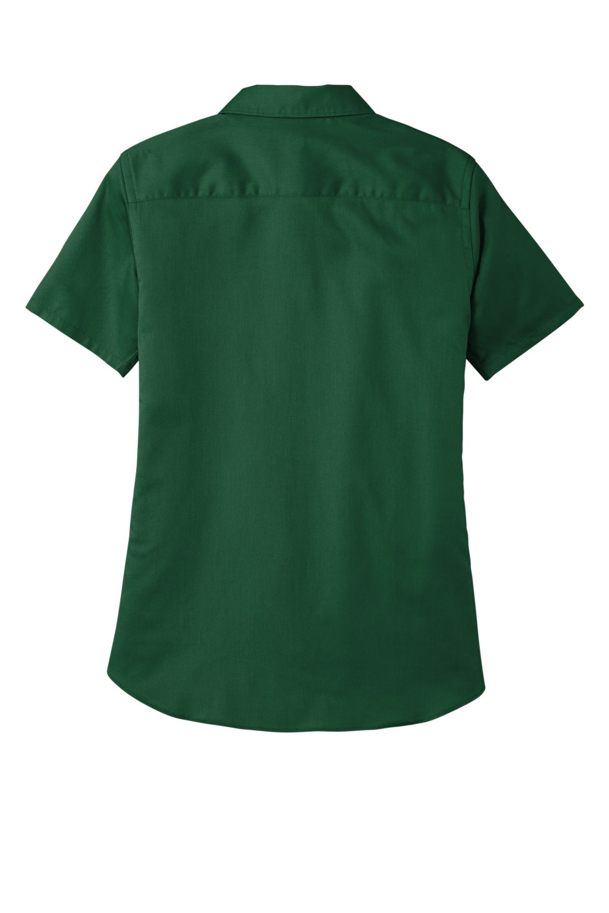 Port Authority Women's Short Sleeve SuperPro ReactTwill Shirt - Dark Green