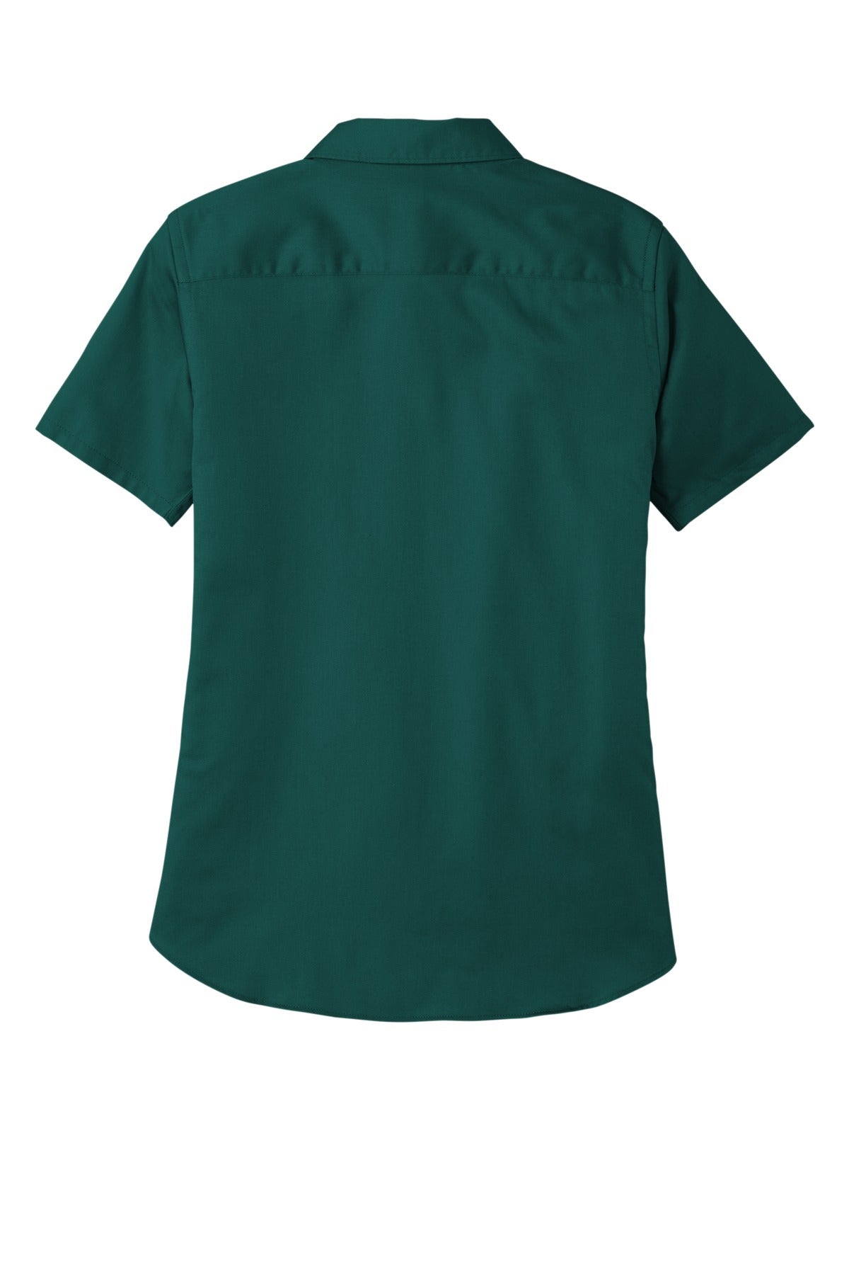 Port Authority Women's Short Sleeve SuperPro ReactTwill Shirt - Marine Green