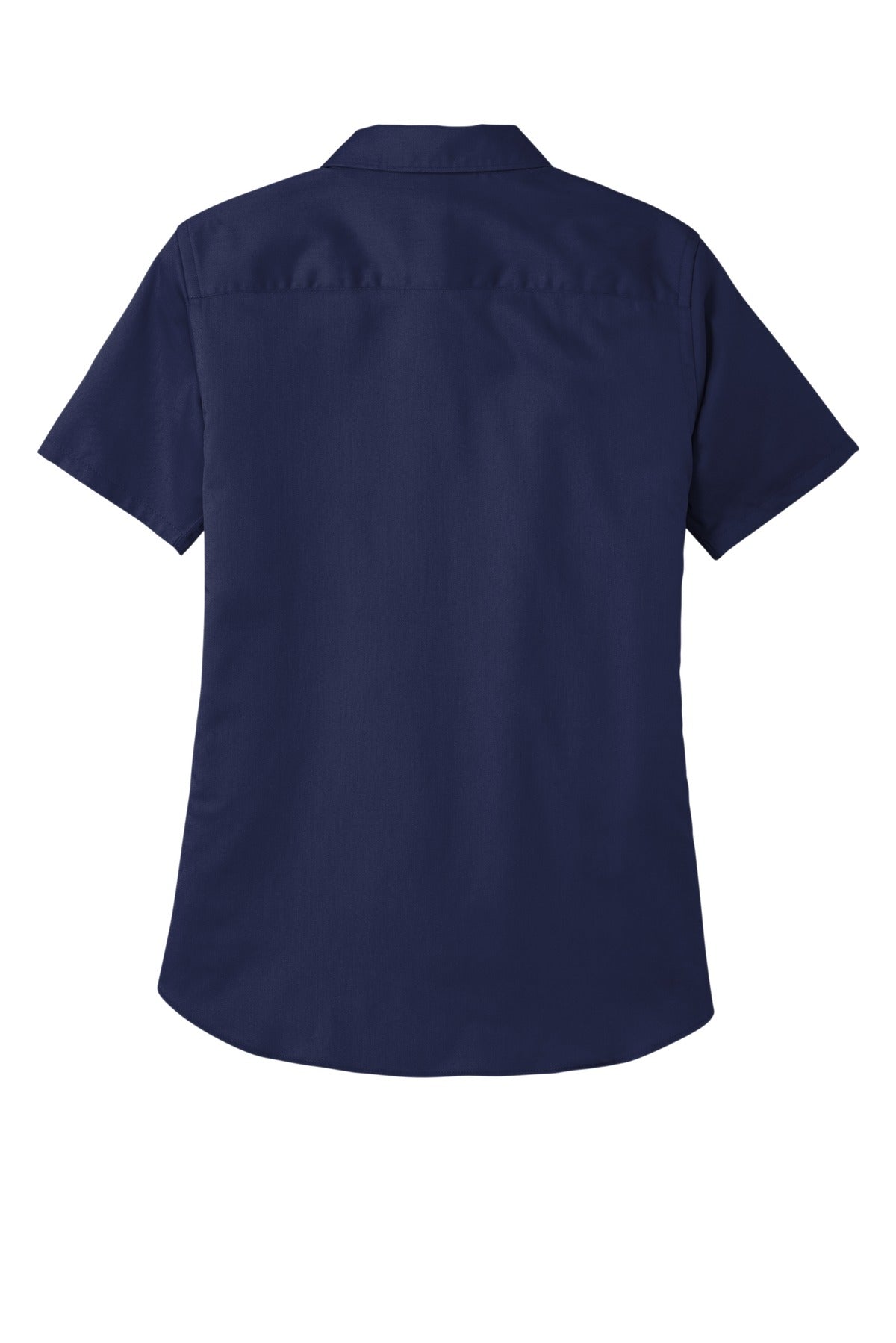 Port Authority Women's Short Sleeve SuperPro ReactTwill Shirt - True Navy