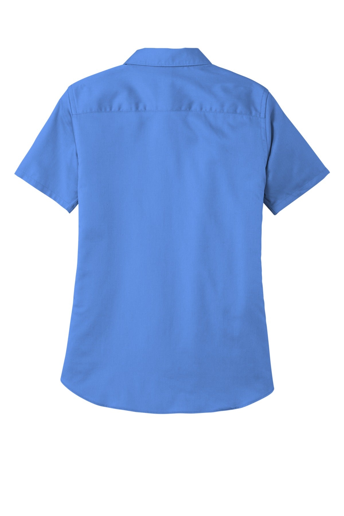 Port Authority Women's Short Sleeve SuperPro ReactTwill Shirt - Ultramarine Blue