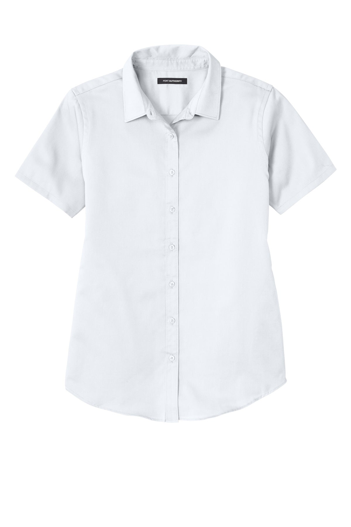 Port Authority Women's Short Sleeve SuperPro ReactTwill Shirt - White