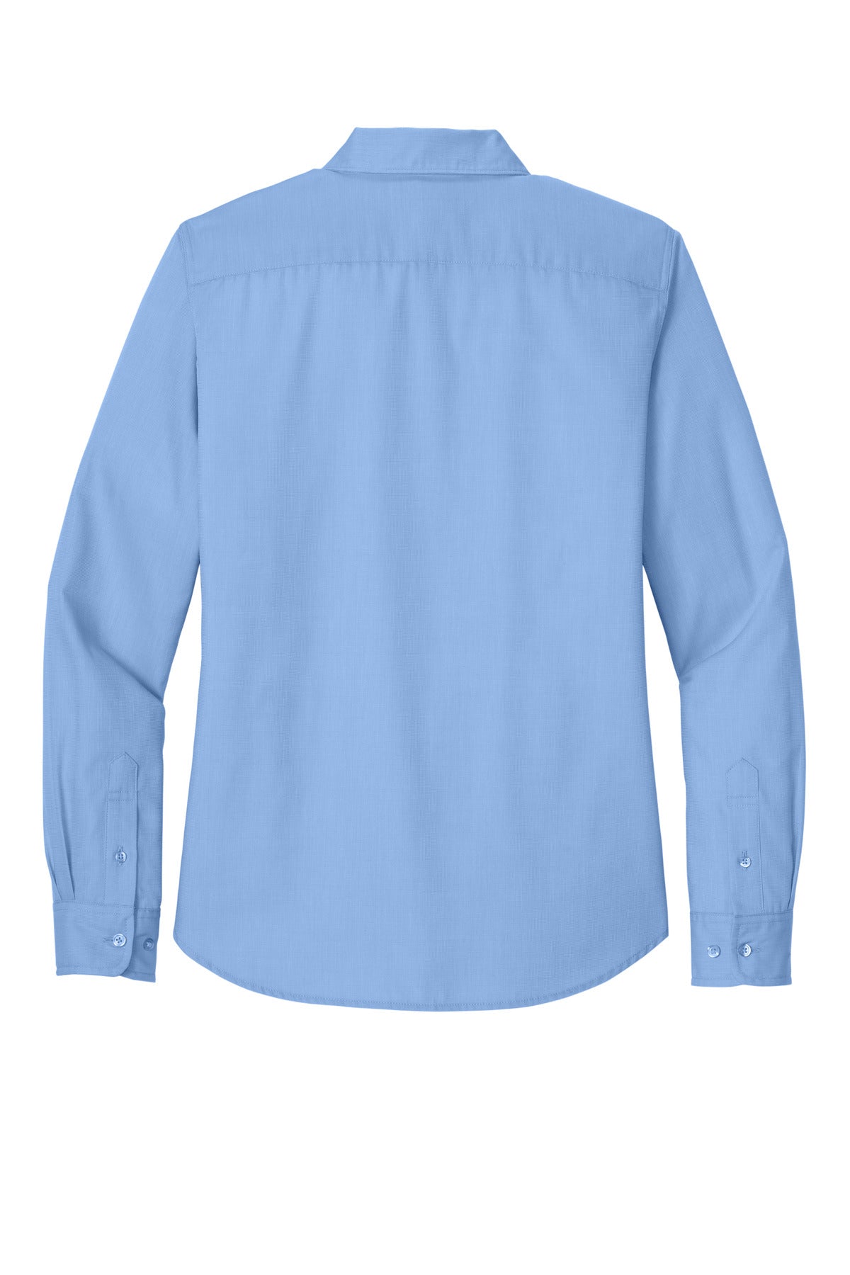 Port Authority Women's Long Sleeve Nailhead Easy Care Shirt - Swiss Blue