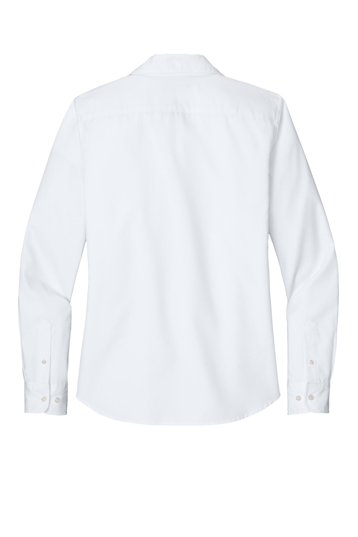 Port Authority Women's Long Sleeve Nailhead Easy Care Shirt - White