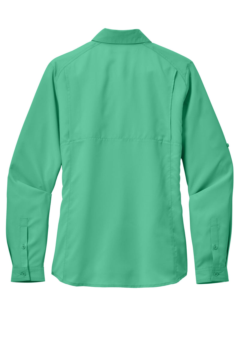 Port Authority Women's Long Sleeve UV Daybreak Shirt - Bright Seafoam