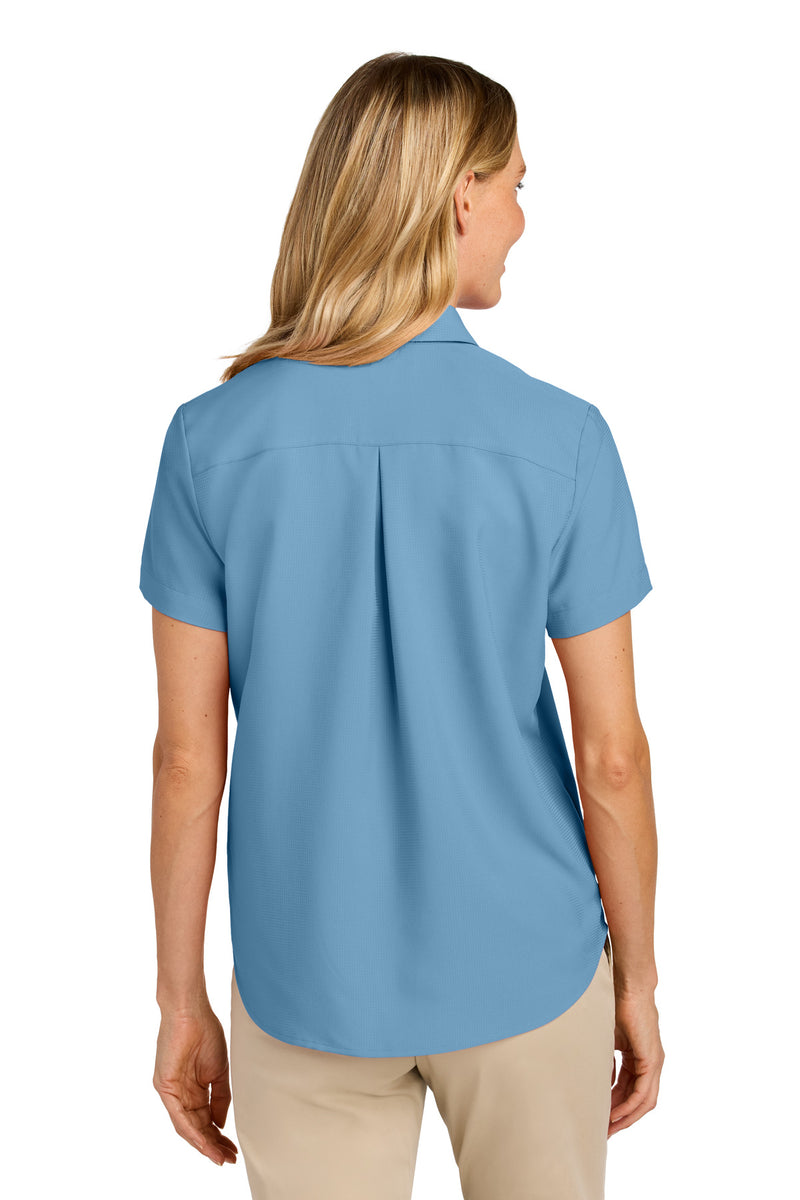 Port Authority Women's Short Sleeve UV Dockside Shirt - Carolina Blue