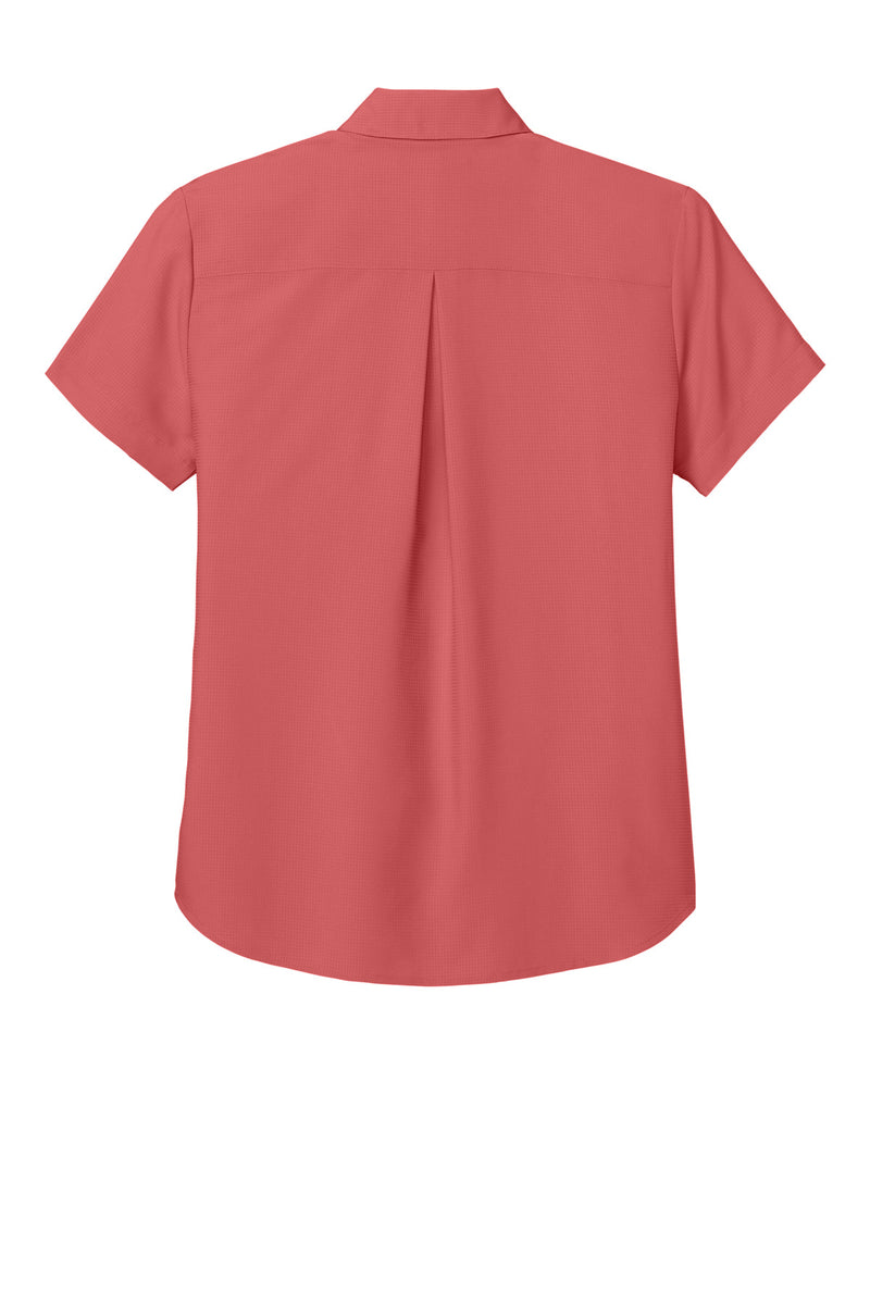 Port Authority Women's Short Sleeve UV Dockside Shirt - Coral Reef