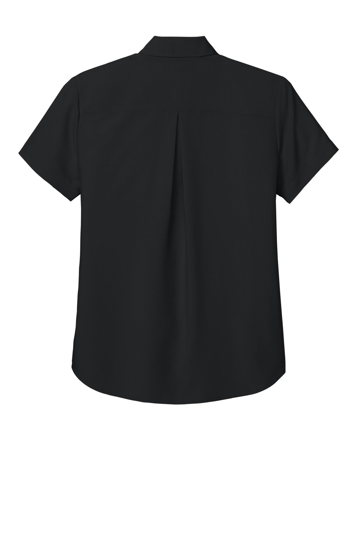 Port Authority Women's Short Sleeve UV Dockside Shirt - Deep Black