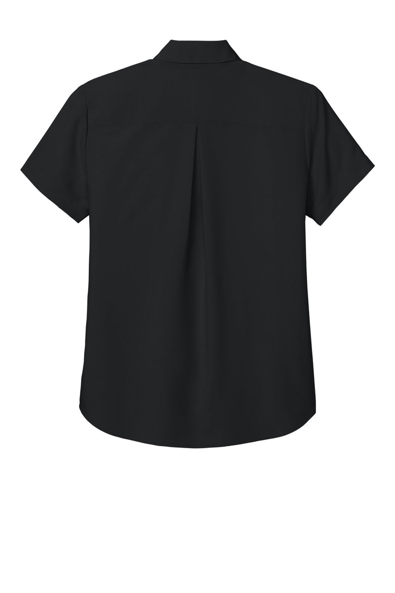 Port Authority Women's Short Sleeve UV Dockside Shirt - Deep Black