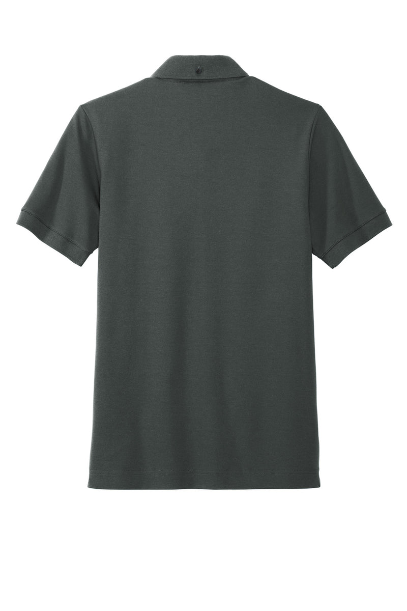 Mercer+Mettle Stretch Heavyweight Pique Polo - Anchor Grey