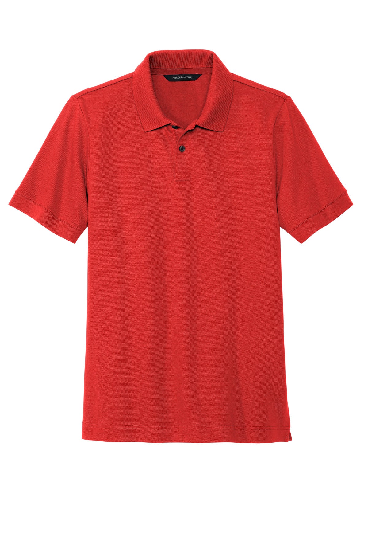 Mercer+Mettle Stretch Heavyweight Pique Polo - Apple Red