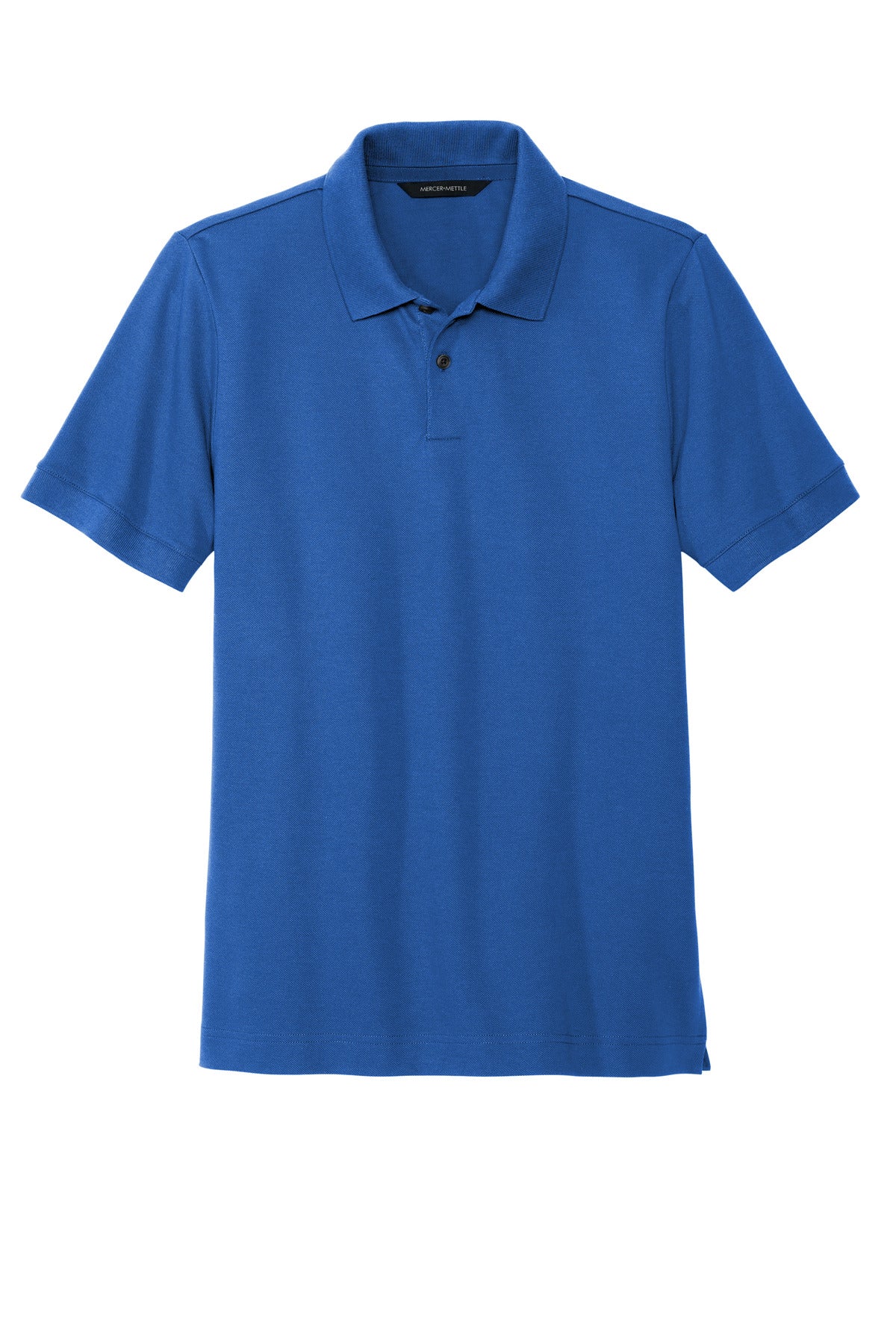 Mercer+Mettle Stretch Heavyweight Pique Polo - Blue Note