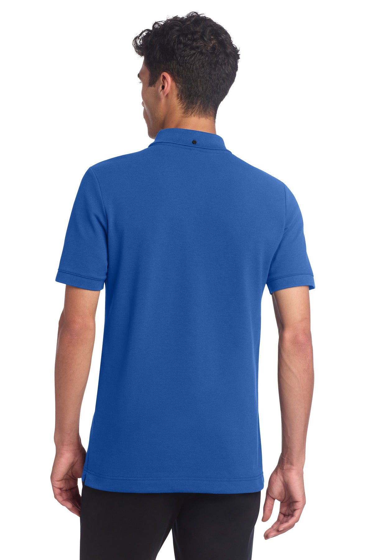 Mercer+Mettle Stretch Heavyweight Pique Polo - Blue Note