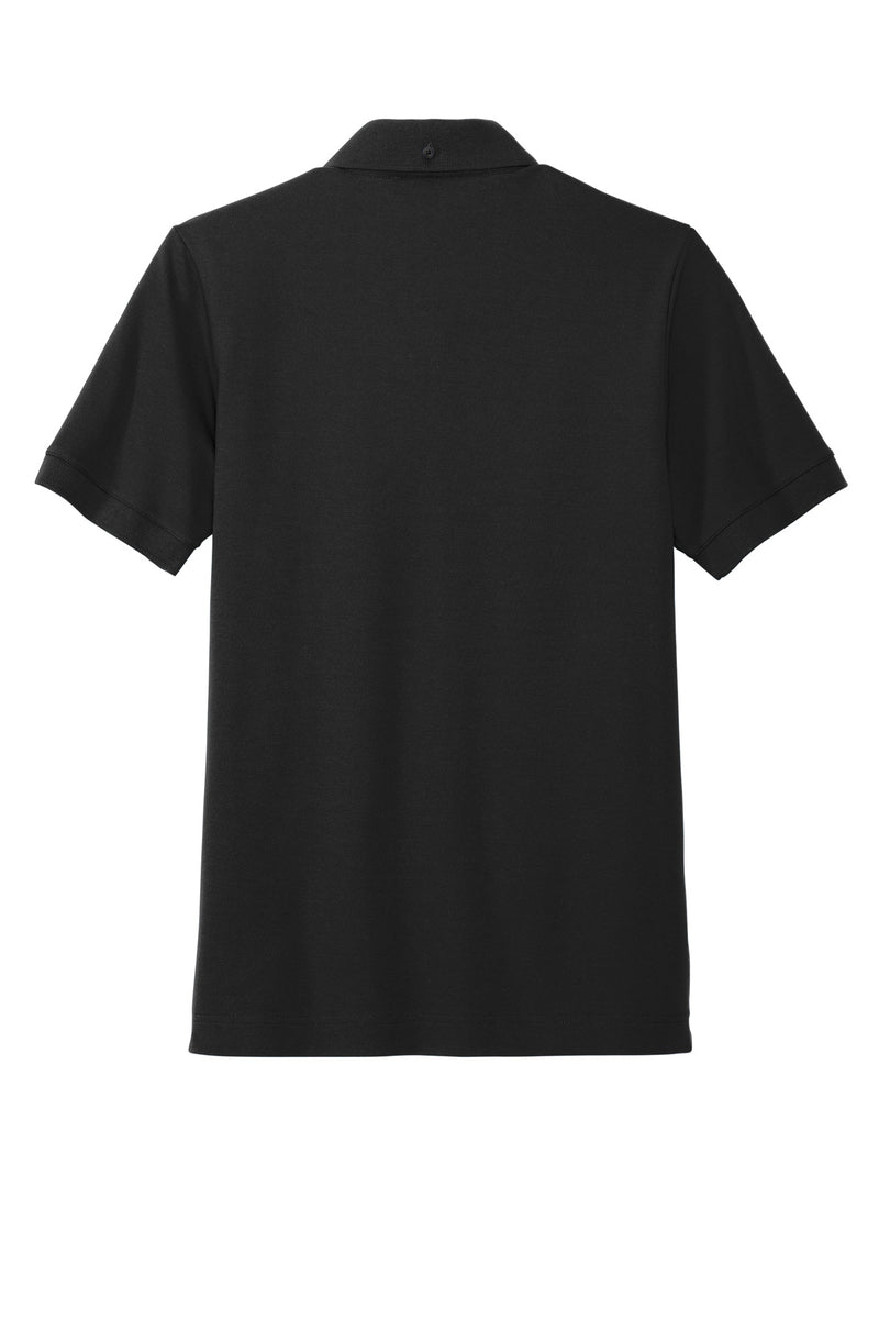 Mercer+Mettle Stretch Heavyweight Pique Polo - Deep Black