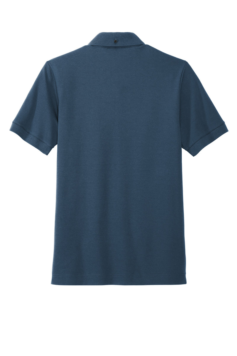 Mercer+Mettle Stretch Heavyweight Pique Polo - Insignia Blue