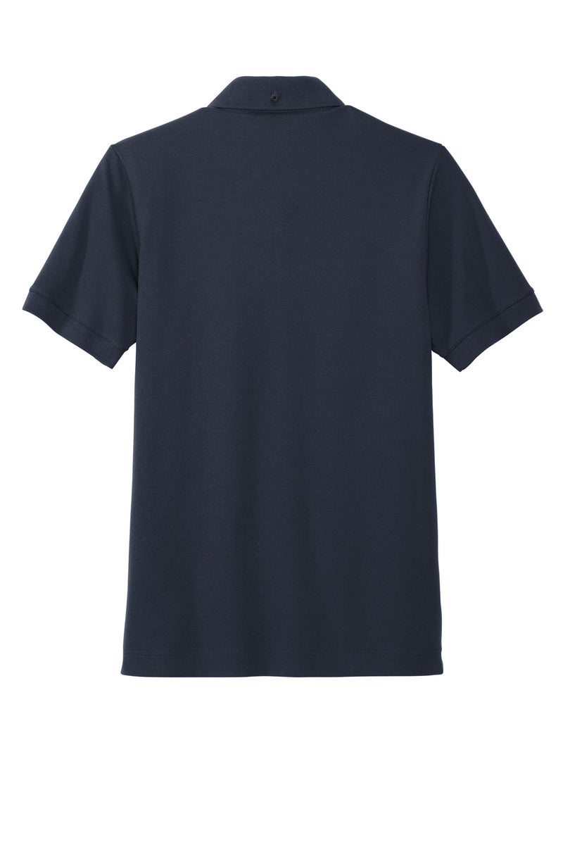 Mercer+Mettle Stretch Heavyweight Pique Polo - Night Navy