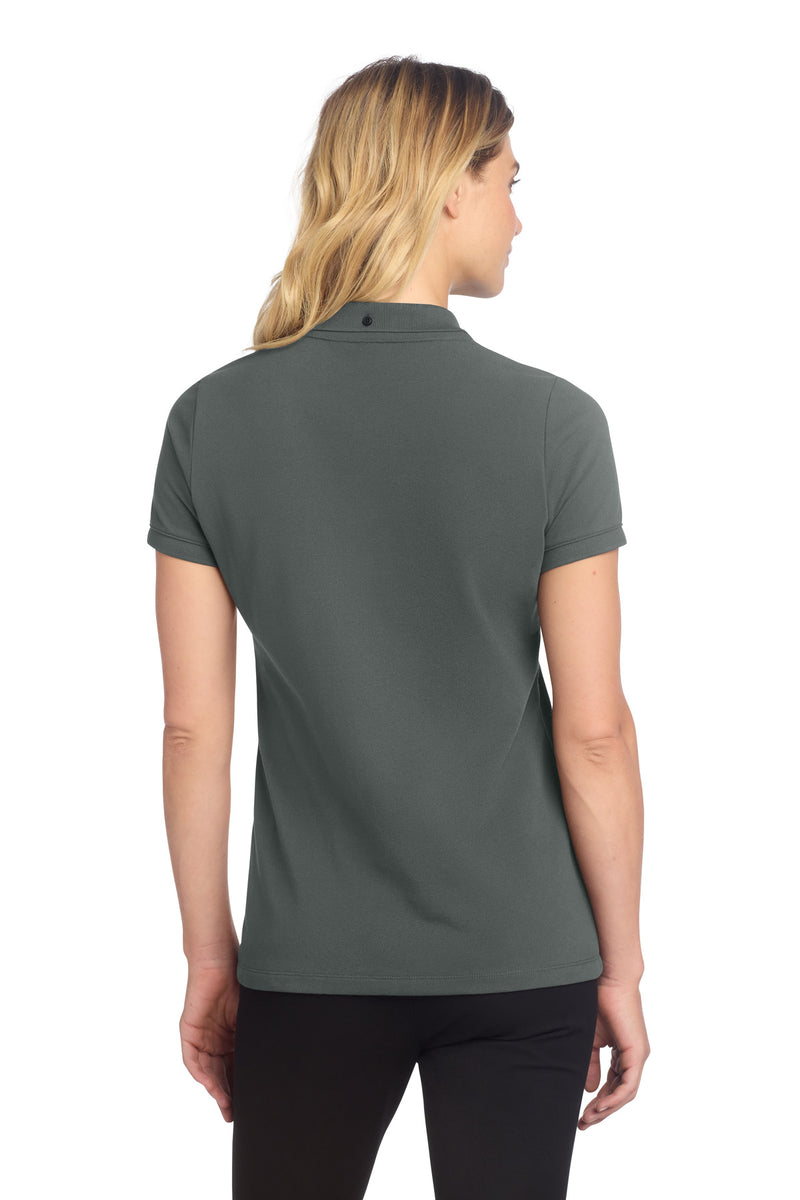Mercer+Mettle Women's Stretch Heavyweight Pique Polo - Anchor Grey