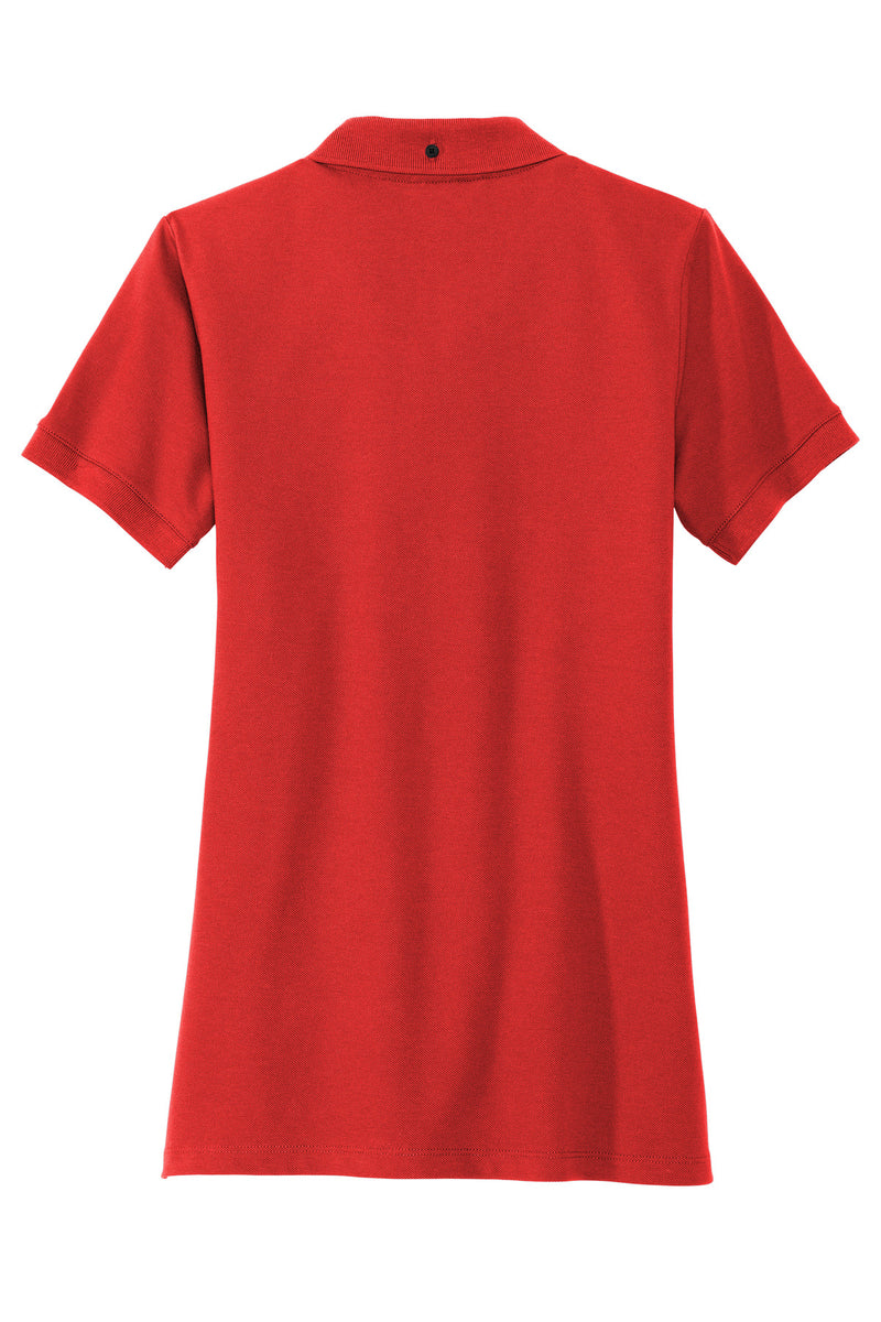 Mercer+Mettle Women's Stretch Heavyweight Pique Polo - Apple Red