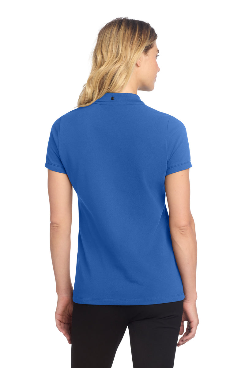 Mercer+Mettle Women's Stretch Heavyweight Pique Polo - Blue Note