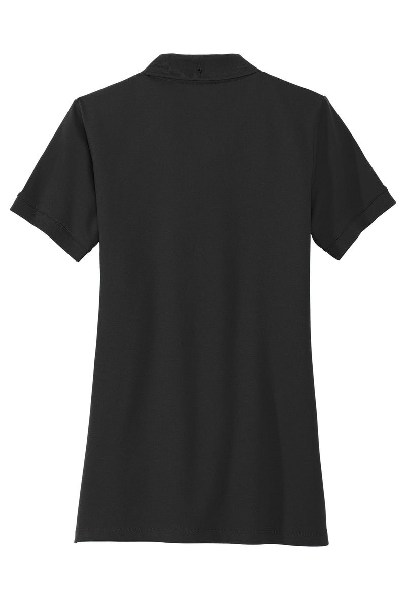 Mercer+Mettle Women's Stretch Heavyweight Pique Polo - Deep Black