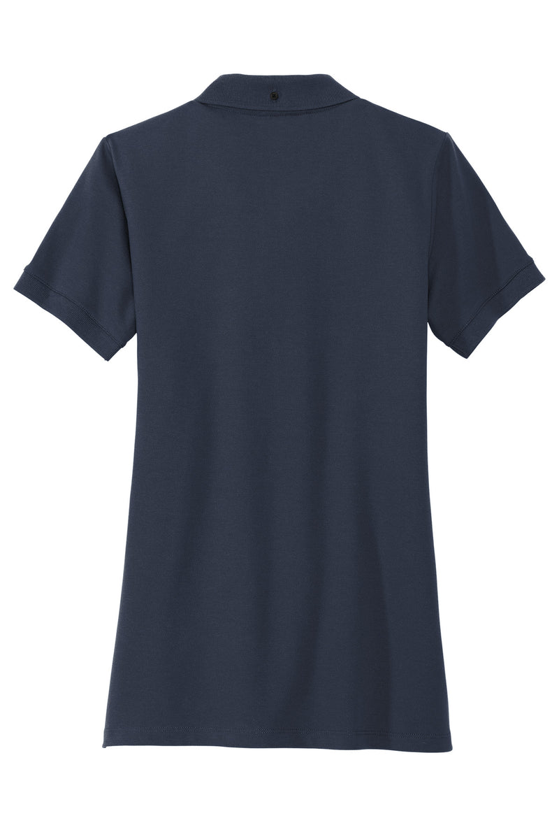 Mercer+Mettle Women's Stretch Heavyweight Pique Polo - Night Navy