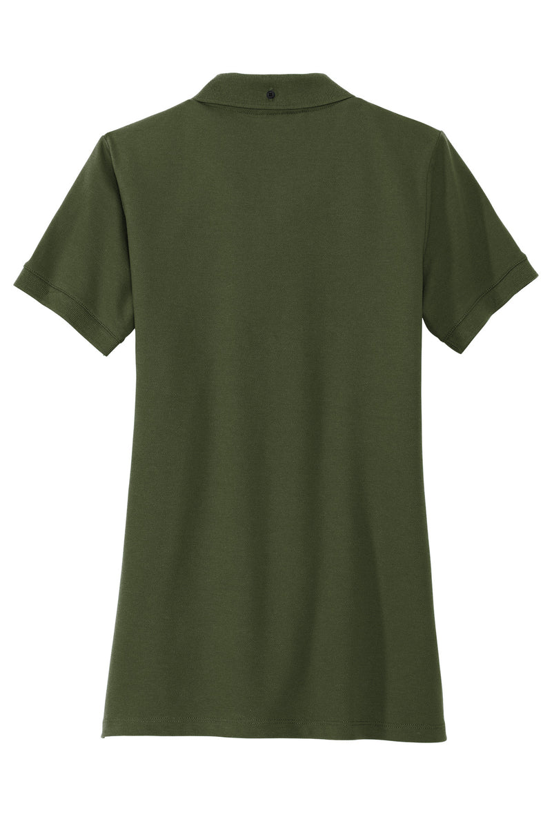 Mercer+Mettle Women's Stretch Heavyweight Pique Polo - Townsend Green