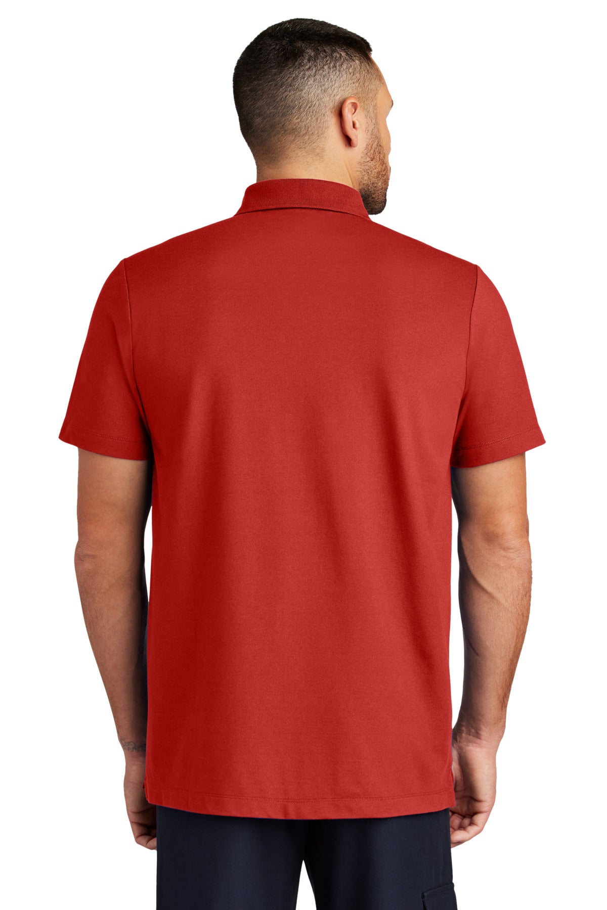 Mercer+Mettle Stretch Pique Polo - Apple Red