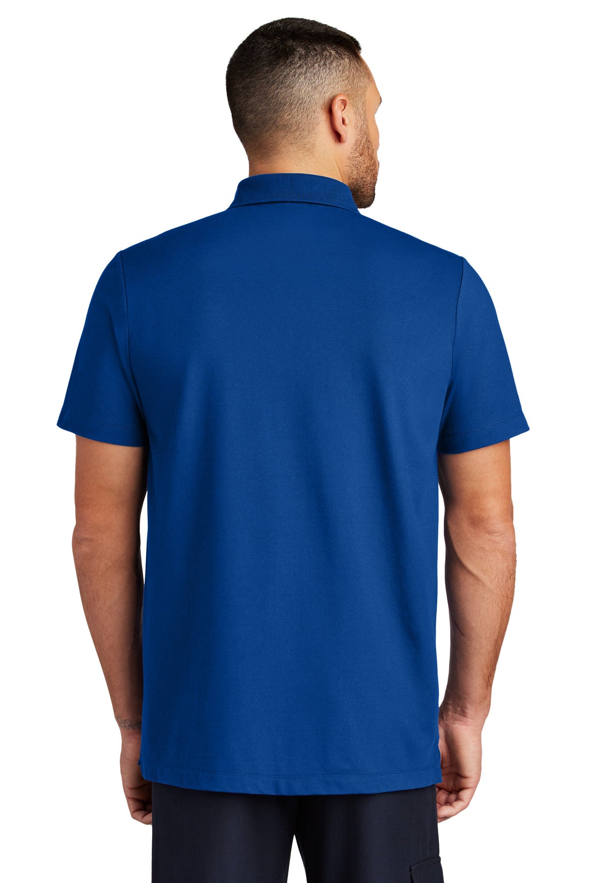 Mercer+Mettle Stretch Pique Polo - Blue Note
