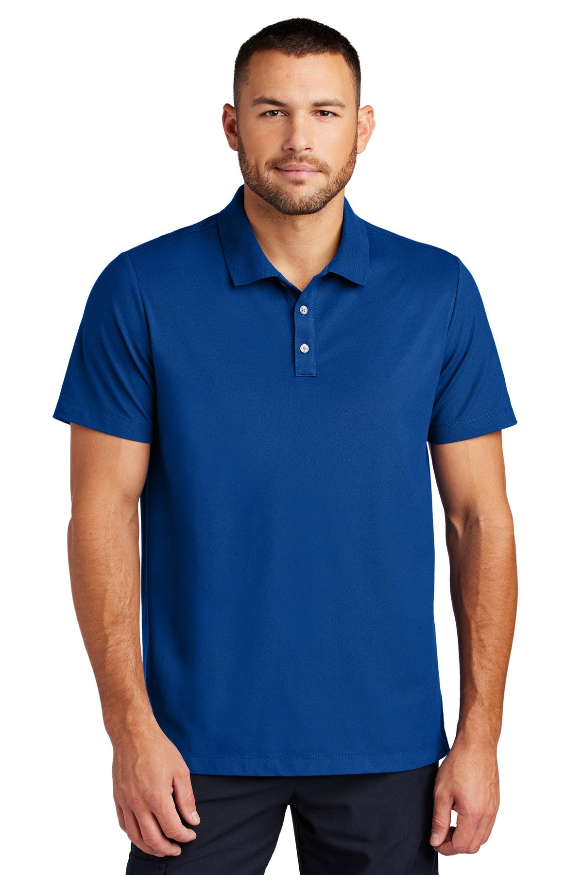 Mercer+Mettle Stretch Pique Polo - Blue Note
