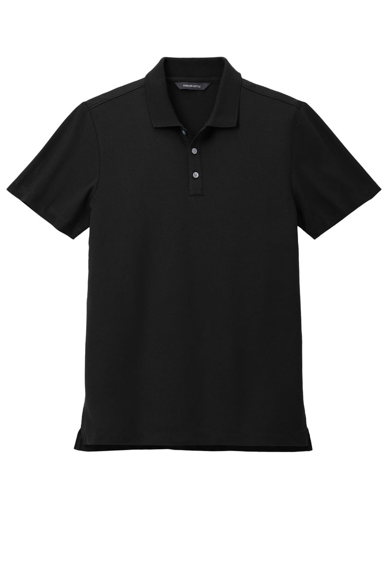 Mercer+Mettle Stretch Pique Polo - Deep Black