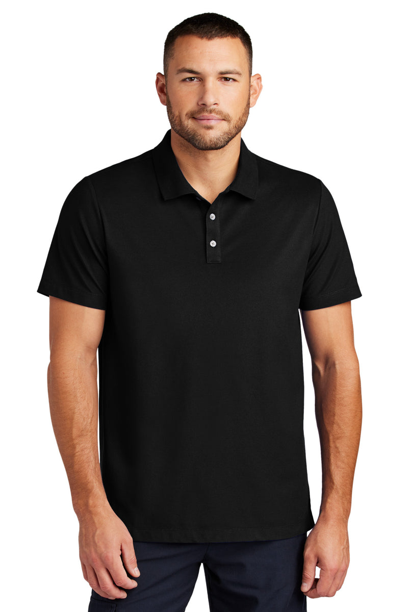 Mercer+Mettle Stretch Pique Polo - Deep Black