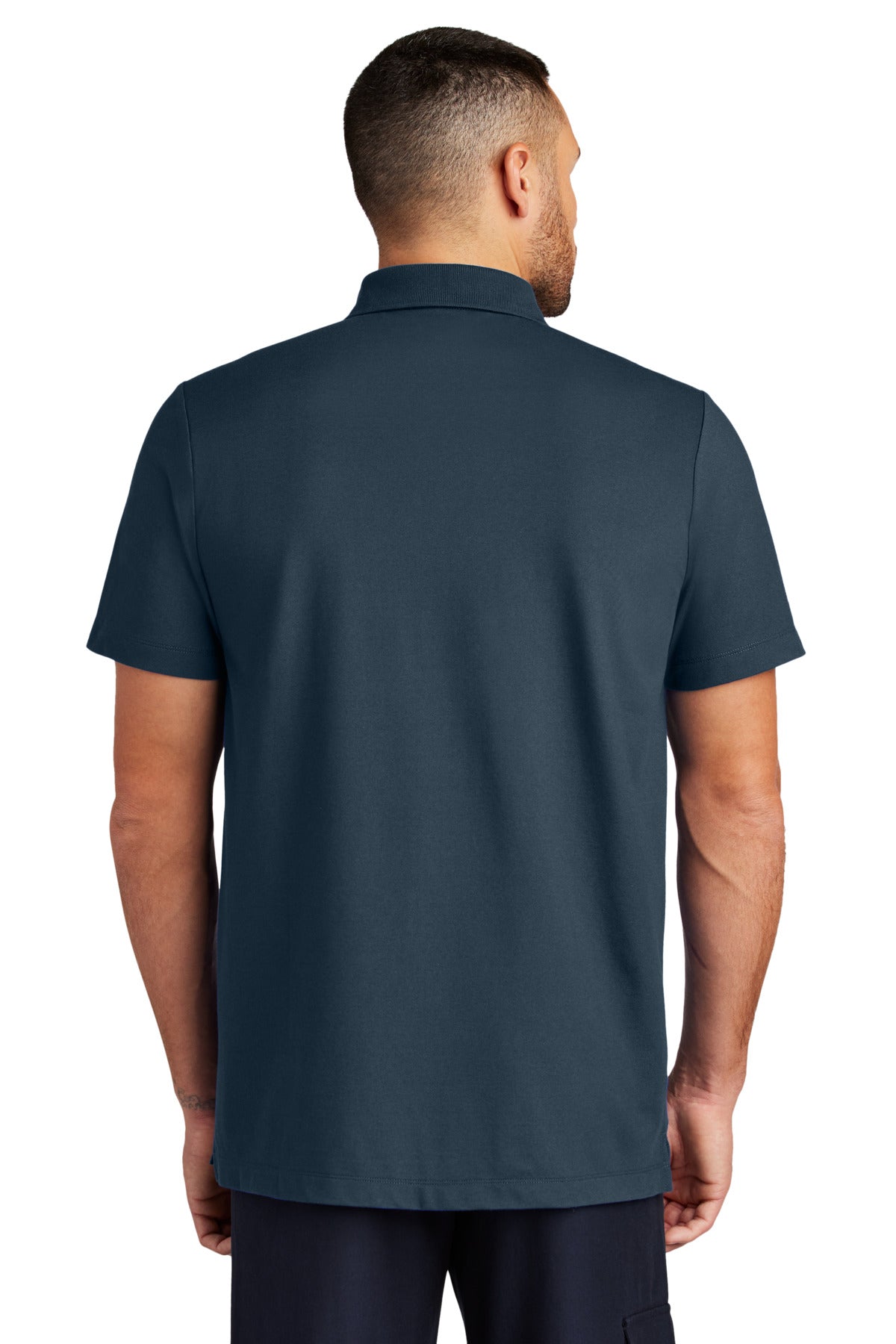 Mercer+Mettle Stretch Pique Polo - Night Navy