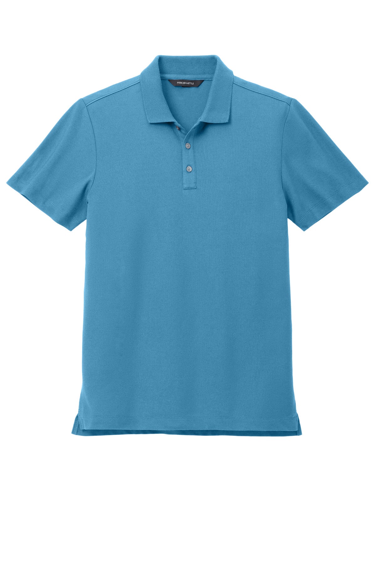 Mercer+Mettle Stretch Pique Polo - Parisian Blue