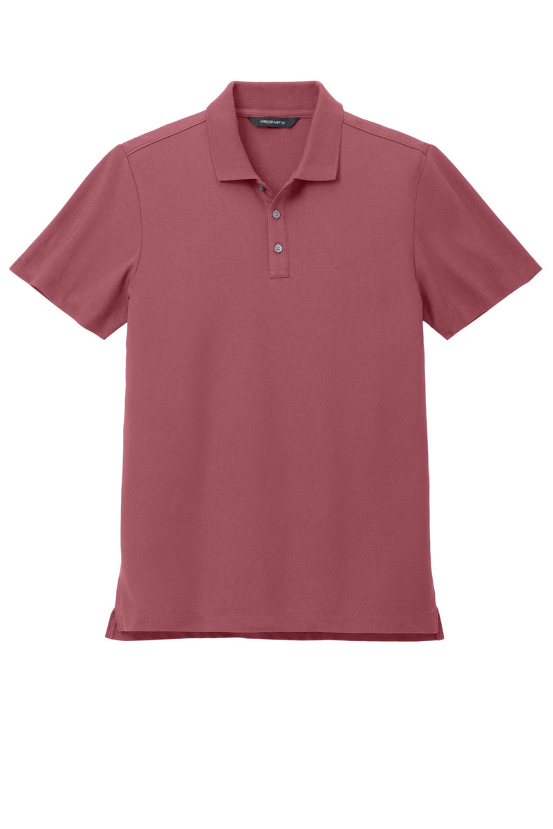 Mercer+Mettle Stretch Pique Polo - Rosewood