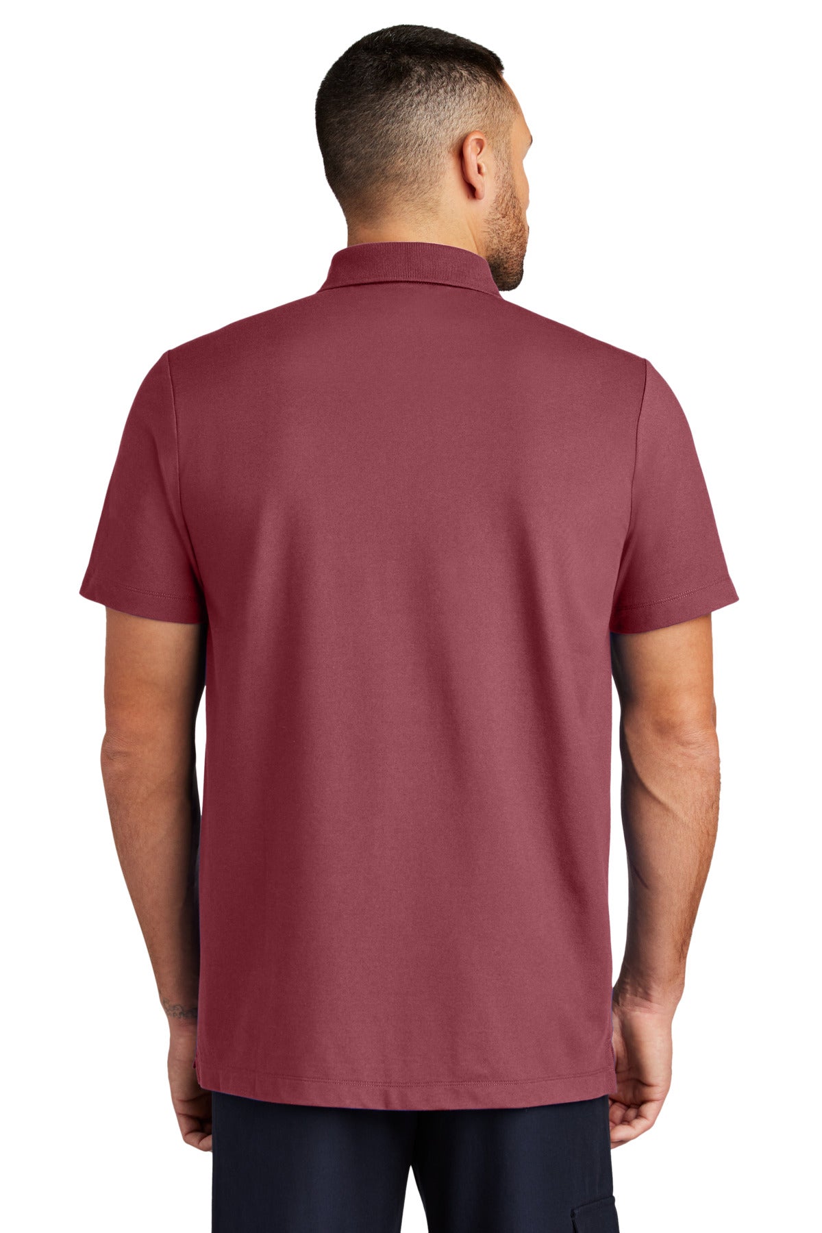 Mercer+Mettle Stretch Pique Polo - Rosewood