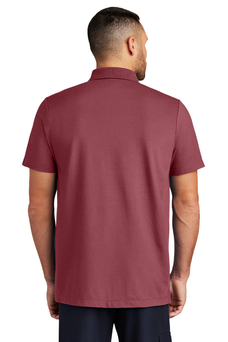 Mercer+Mettle Stretch Pique Polo - Rosewood