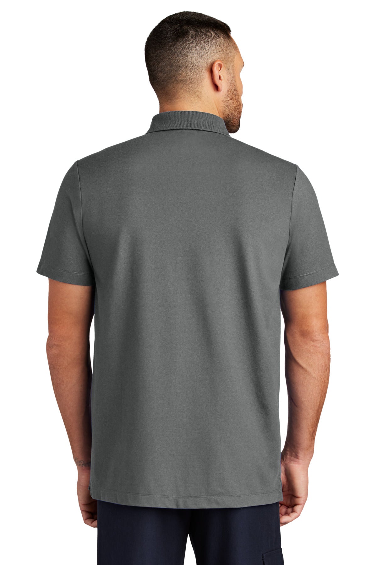 Mercer+Mettle Stretch Pique Polo - Storm Grey