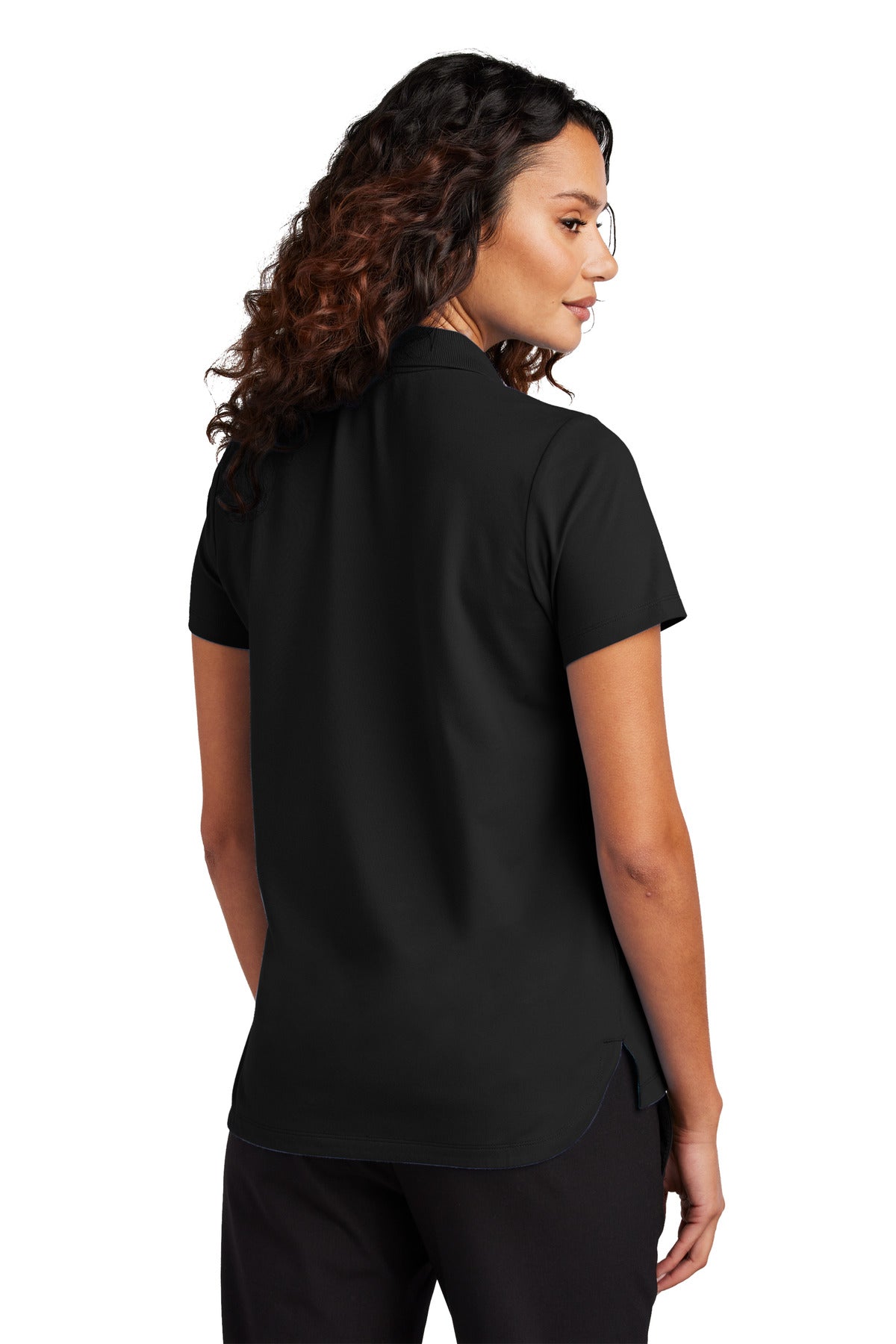 Mercer+Mettle Women's Stretch Pique Polo - Deep Black