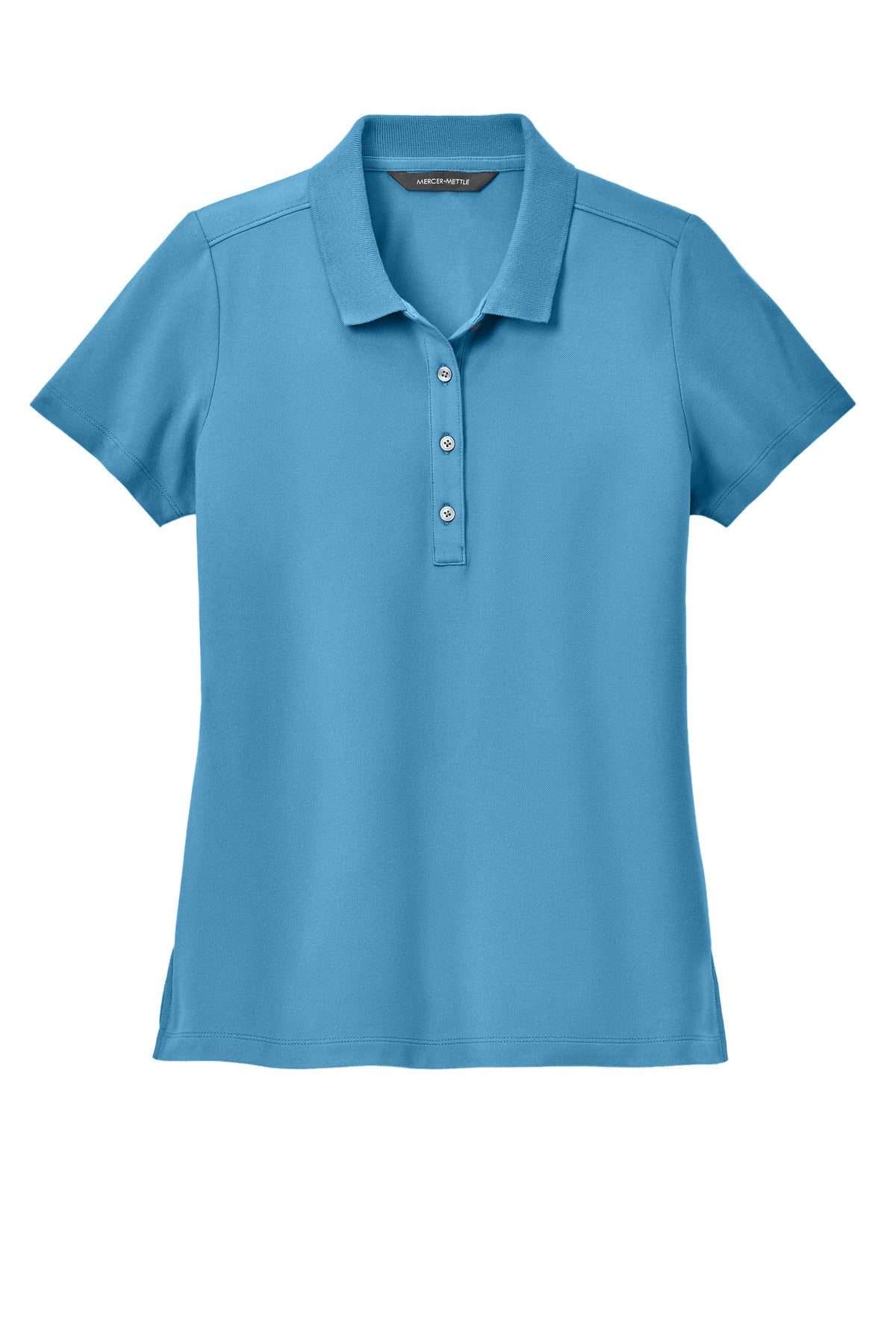 Mercer+Mettle Women's Stretch Pique Polo - Parisian Blue
