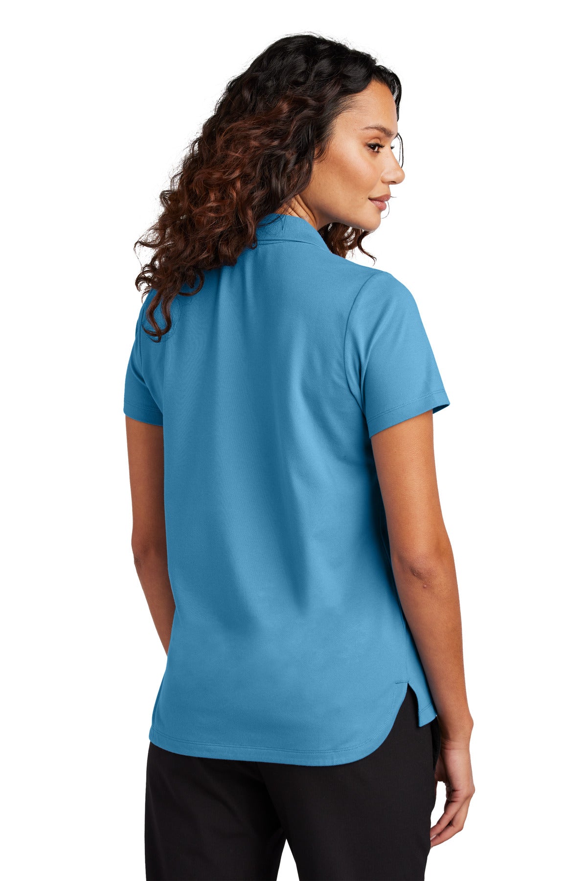 Mercer+Mettle Women's Stretch Pique Polo - Parisian Blue