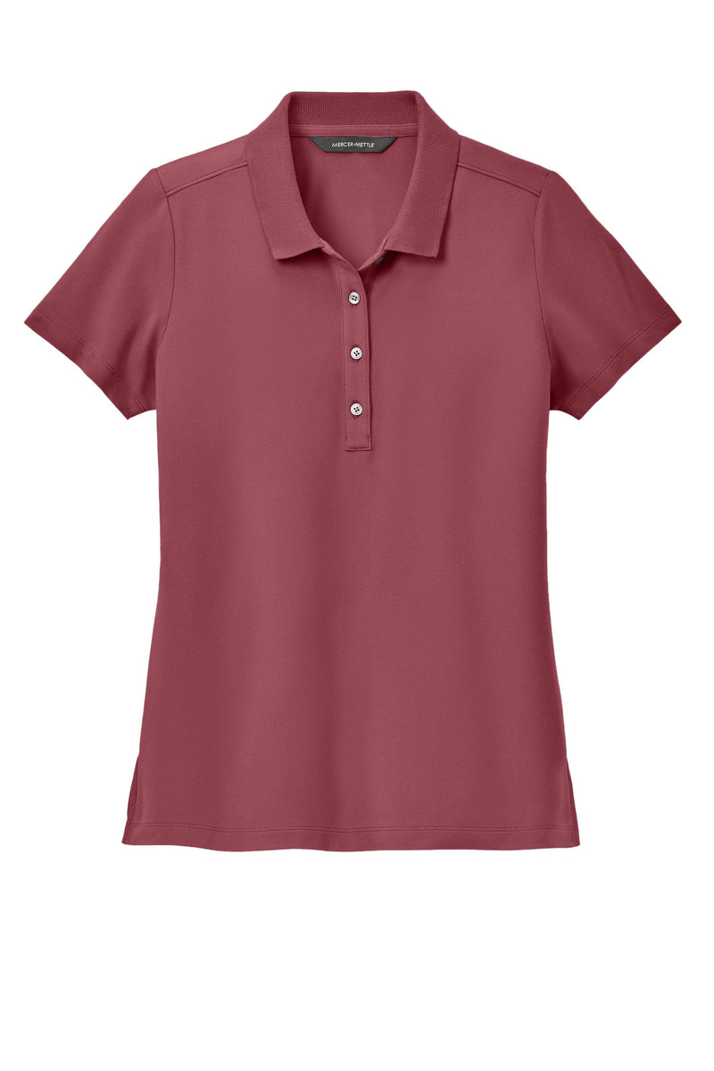 Mercer+Mettle Women's Stretch Pique Polo - Rosewood