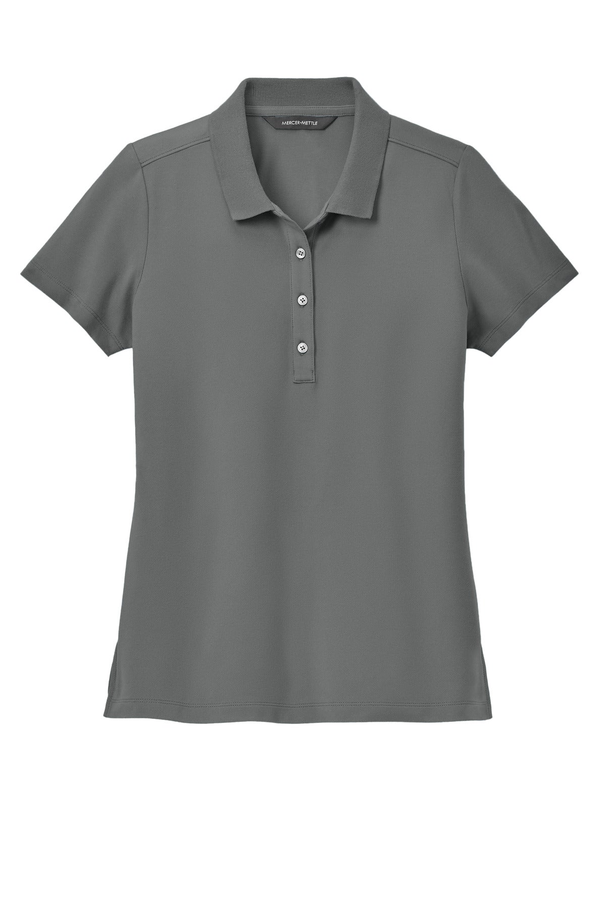 Mercer+Mettle Women's Stretch Pique Polo - Storm Grey