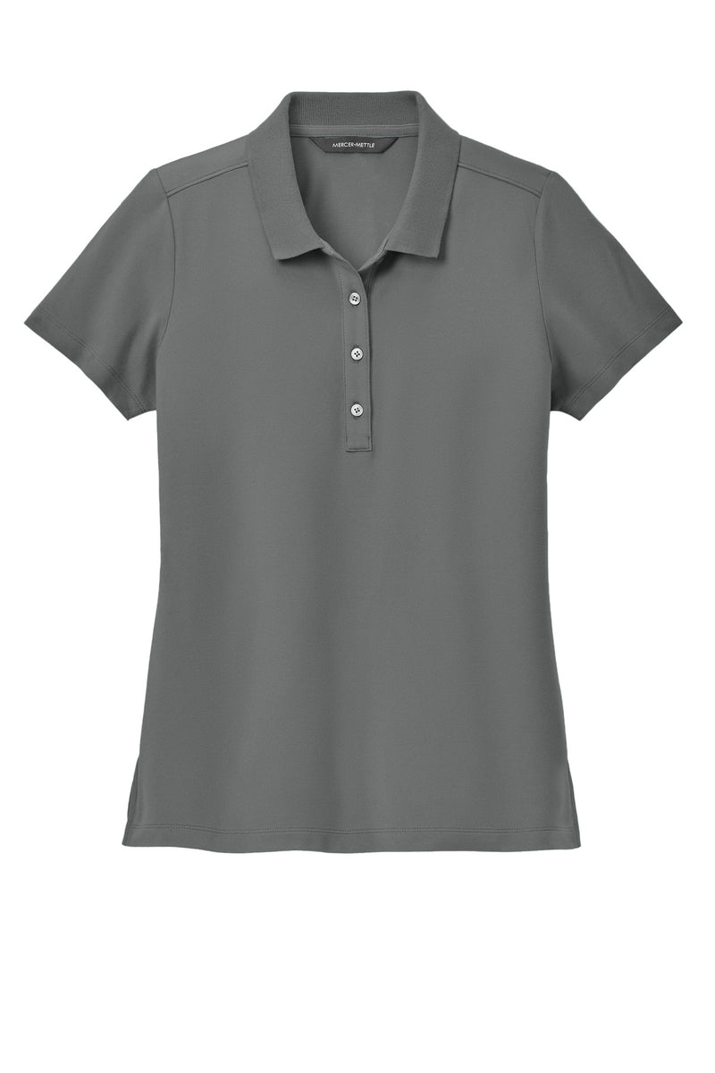Mercer+Mettle Women's Stretch Pique Polo - Storm Grey