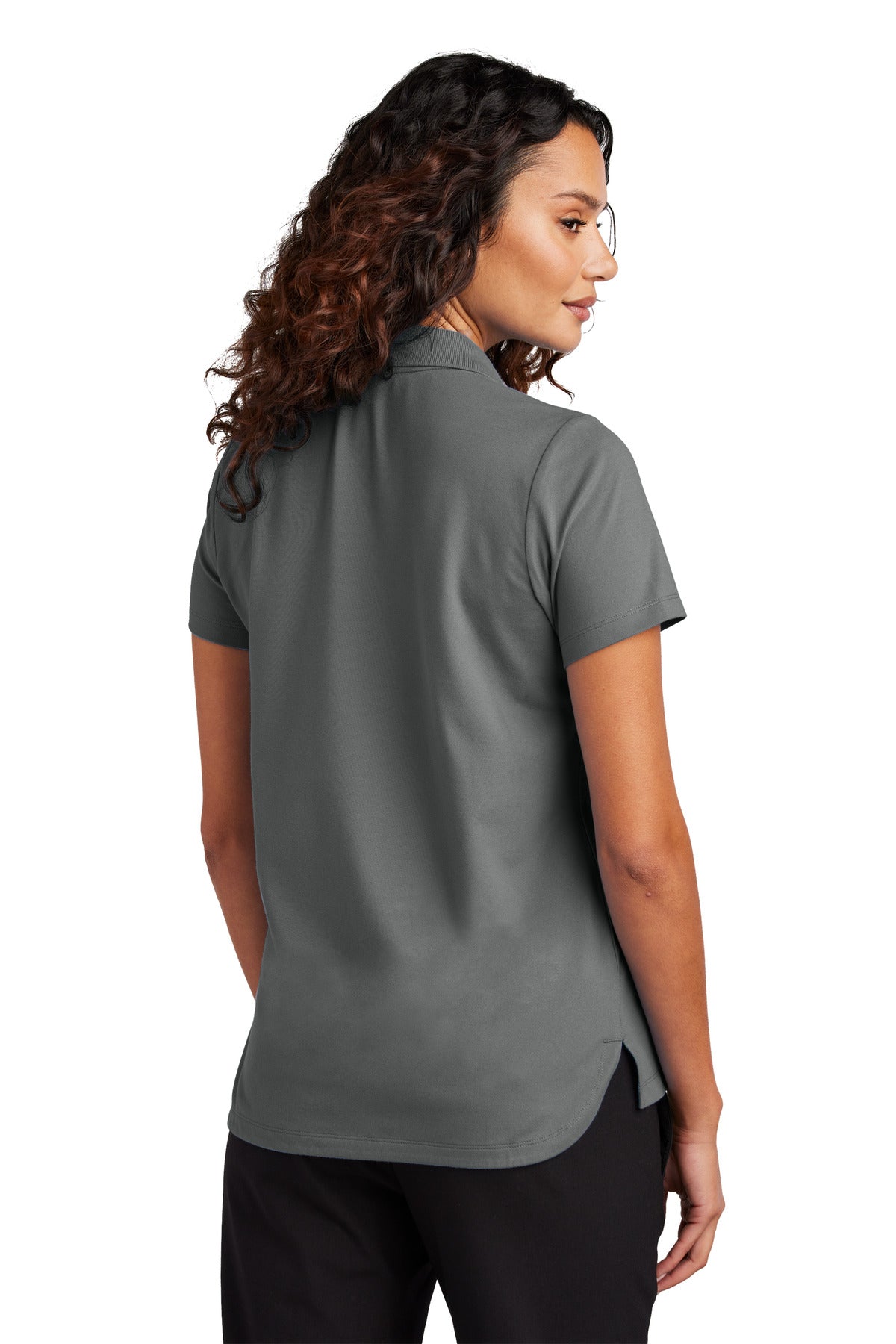 Mercer+Mettle Women's Stretch Pique Polo - Storm Grey