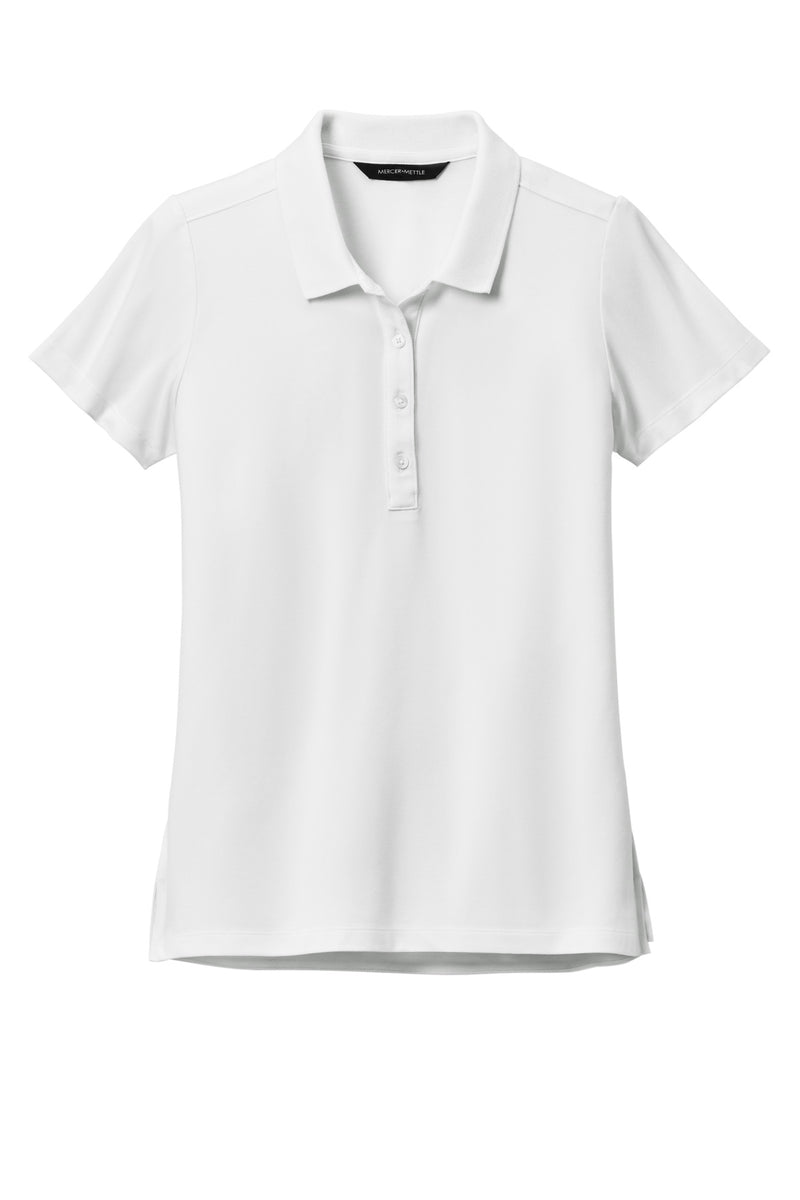 Mercer+Mettle Women's Stretch Pique Polo - White