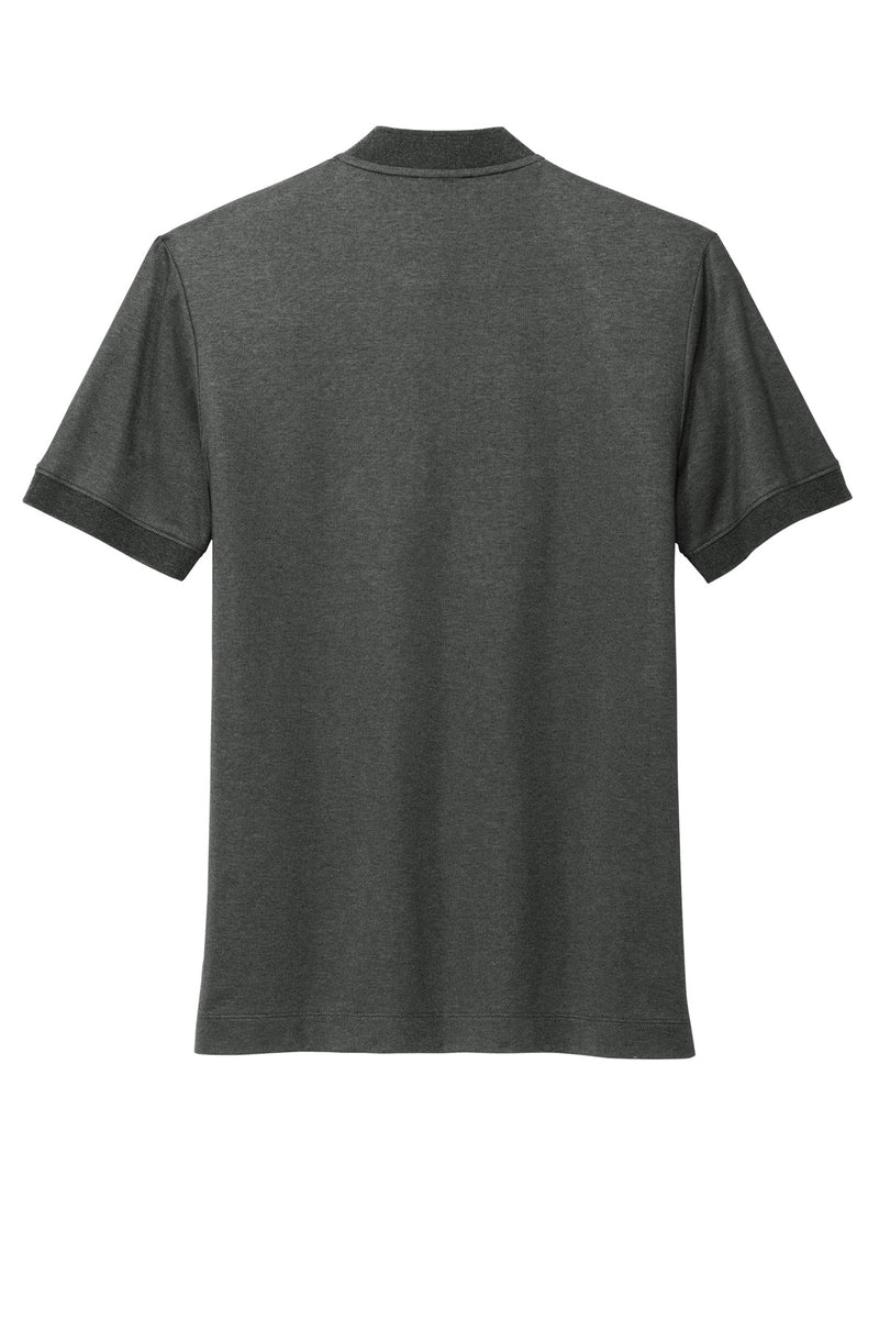 Mercer+Mettle Stretch Pique Henley - Anchor Grey Heather