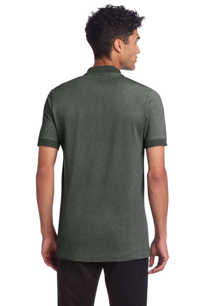 Mercer+Mettle Stretch Pique Henley - Anchor Grey Heather
