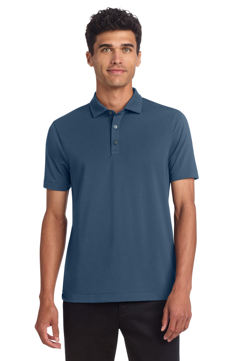 Mercer+Mettle Stretch Jersey Polo - Insignia Blue